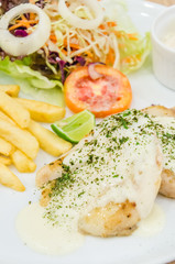 Grill seabass
