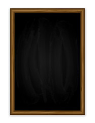 Black vertical chalkboard