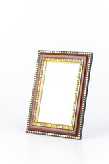 Frame isolated white background