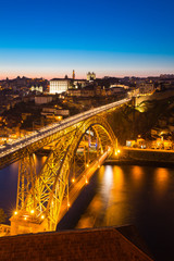 Dom Luiz bridge Porto - obrazy, fototapety, plakaty