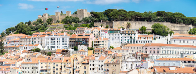 Fototapeta na wymiar Panorama Lisbon Caxtle