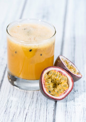 Glass with Maracuja Juice