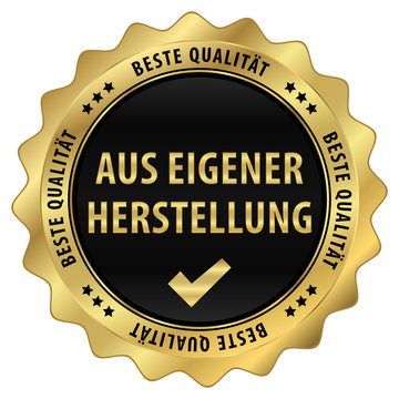 Aus eigener Herstellung - beste Qualit&auml;t - gold