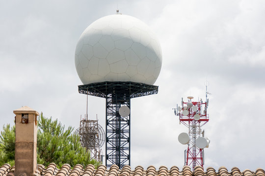 Radar on the island of Majorca