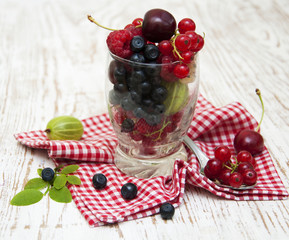 Assorted fresh berries