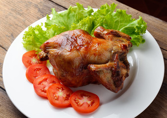 Roasted chicken
