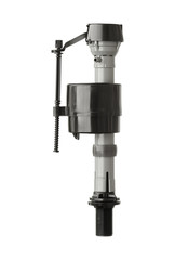 Fill valve for toilet tank isolated on white background