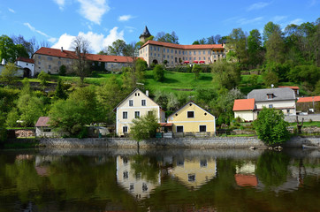 Fototapeta na wymiar Castle Rosengerg in South Bohemia Czech republic