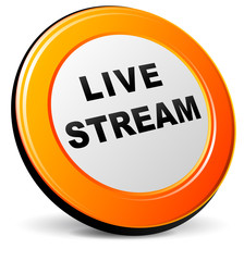 Vector live stream icon