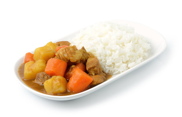 Curry and rice