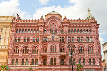 Fototapeta premium Apartment house of N. Basin (1879) in Saint Petersburg