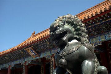 Fototapeta na wymiar The Hall of Dispelling Clouds in the Summer Palace, Beijing, Chi