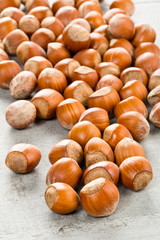 noisettes , amandes et noix