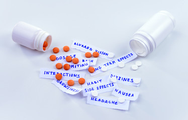 Prescription drug lottery, close-up