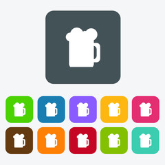 Beer Drinks icons set