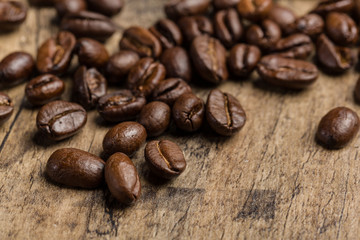 Kaffeebohnen im Detail