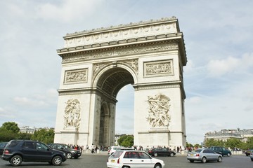 Fototapeta na wymiar パリの凱旋門