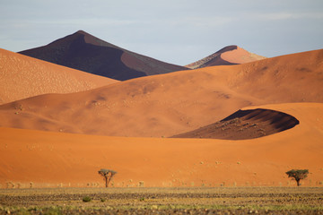 Fototapeta na wymiar Dünenlandschaft, Sossulvlei, Namibia