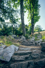 Naklejka premium Stone staircase