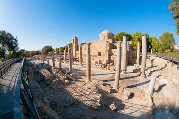 The Panagia Chrysopolitissa church. Paphos, Cyprus