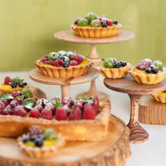 Delicious berries tarts