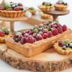 Delicious berries tarts