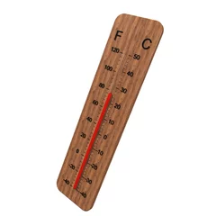 Foto auf Alu-Dibond Houten thermometer © emieldelange