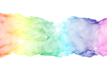 Abstract rainbow flow