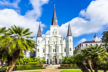 Beautiful Saint Louis Cathedral in the French Quarter in New Orl