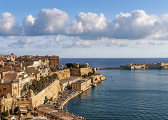 Fototapeta na wymiar la valletta old town in malta