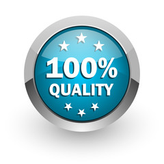 quality blue glossy web icon