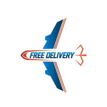 Free Delivery air cargo image logo