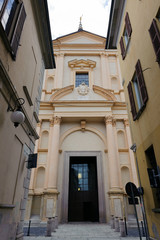 Fototapeta na wymiar Facciata della Basilica di San Gaudenzio - Novara