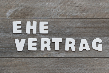 Ehevertrag