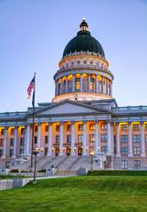 Utah state capitol building in Salt Lake City - 67838371