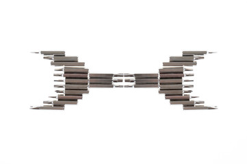 Set of changable nozzels to use with a screwdriver arrange in wr