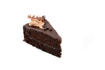 Chocolate Cake with mousse on top