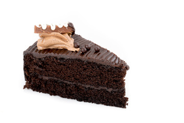 Chocolate Cake with mousse on top