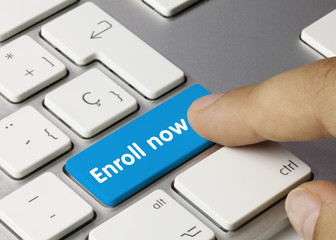 Enroll now. Keyboard