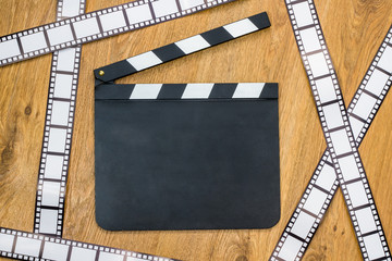 Fototapeta premium Blank film slate