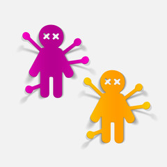 realistic design element: voodoo Doll
