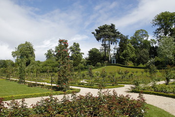 Roseraie du parc de Bagatelle à Paris