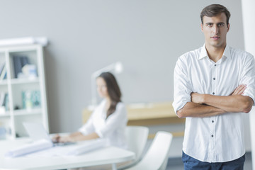 Young people in the office