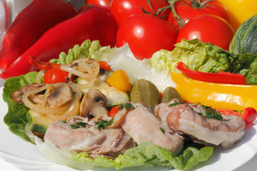Schweinemedaillons im Speckmantel