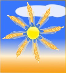 &Auml;hrenkranz in Sonne