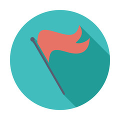 Flag single icon.