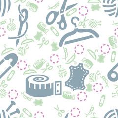 sewing seamless pattern