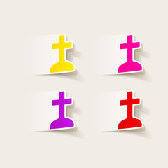 Obraz premium realistic design element: tombstone