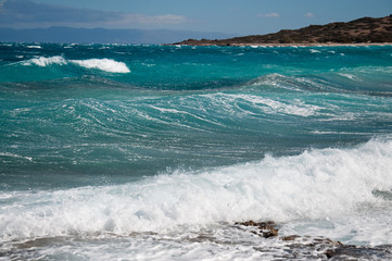Beautiful Summer Seascape in Greece