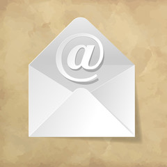 Enveloppe E-Mail Symbol Hintergrund Vintage